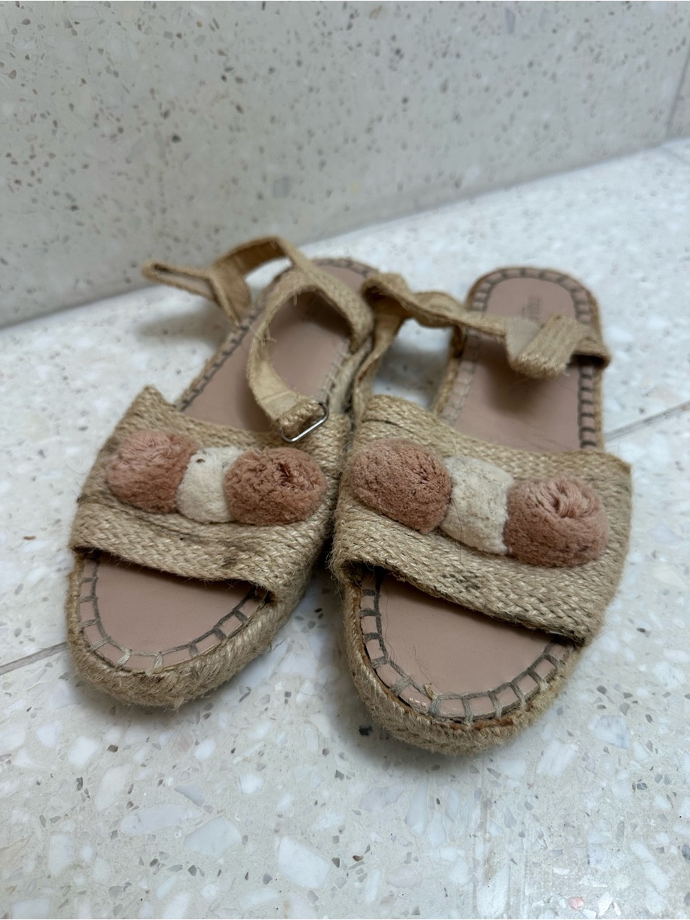 Zara girls woven sandals